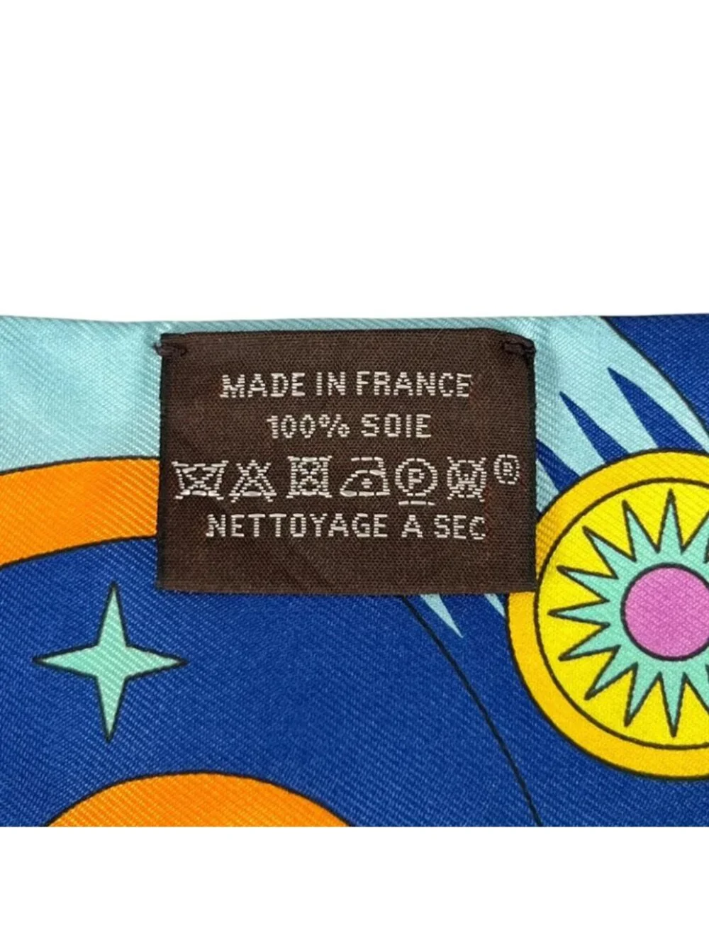Hermes la Source de Pegase Pegasus Silk 100% Twilly Scarf Multicolor